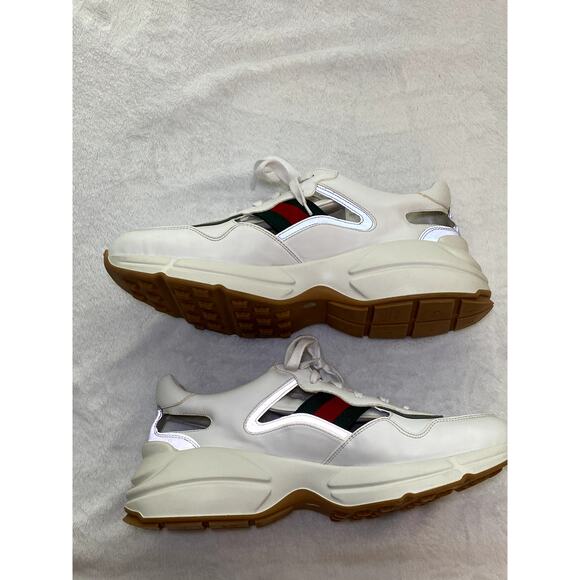 Gucci Rython Cut Out 100% Authentic RARE Mens Sz 10.5 main image 8